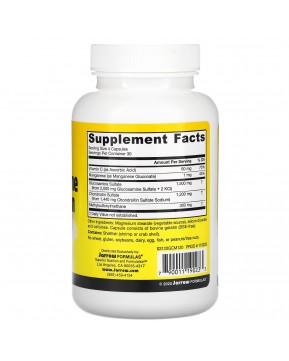 Jarrow Formulas, глюкозамин, хондроитин и МСМ с марганцем и витамином C, 120 капсул